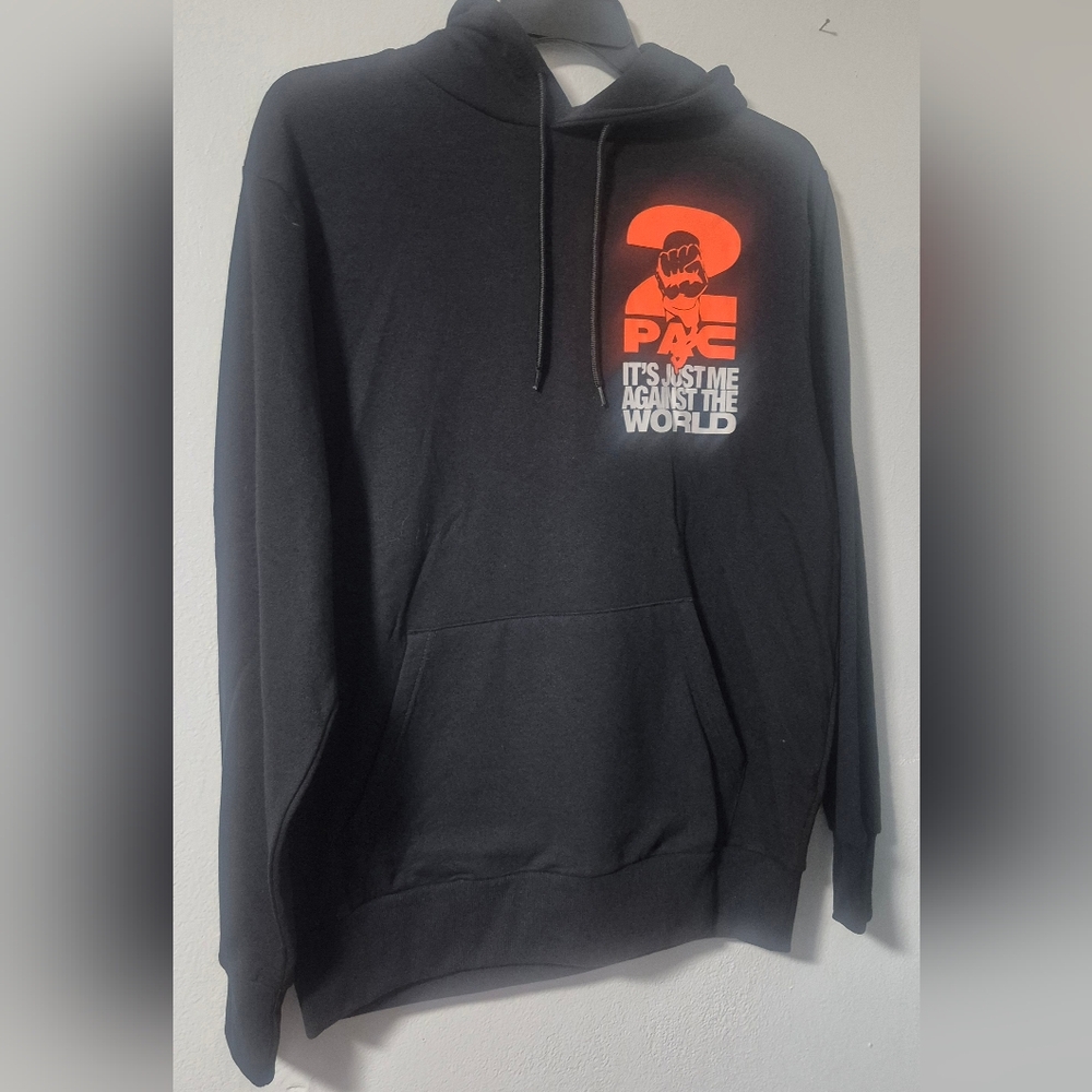 2 PAC It's Just Me Against The World Graphic Hoodie